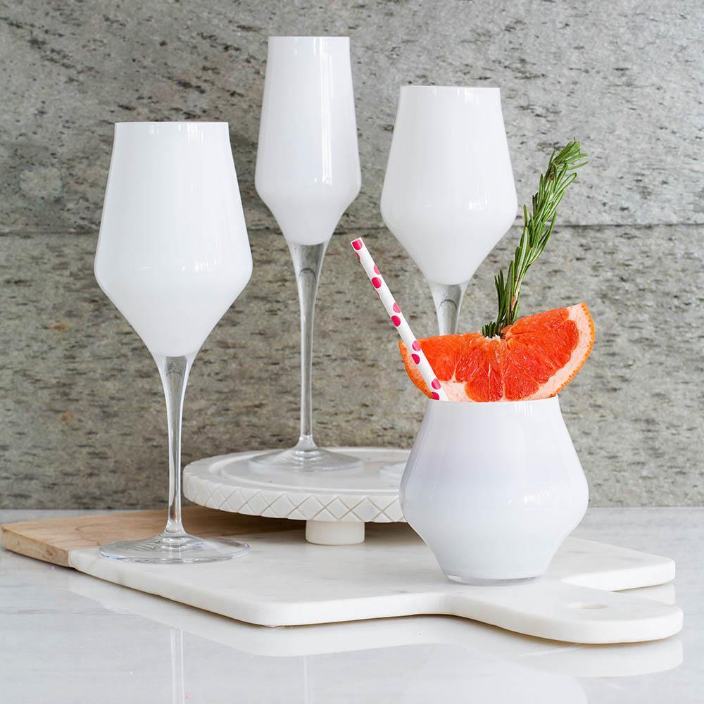 Vietri Vietri Contessa Champagne Glass - White CTA-W8850
