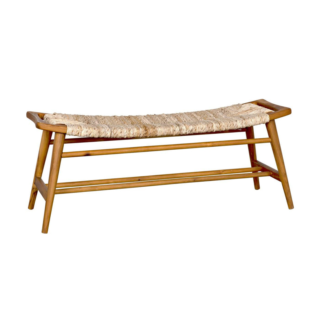Shona Bench with Woven - Rush Seagrass