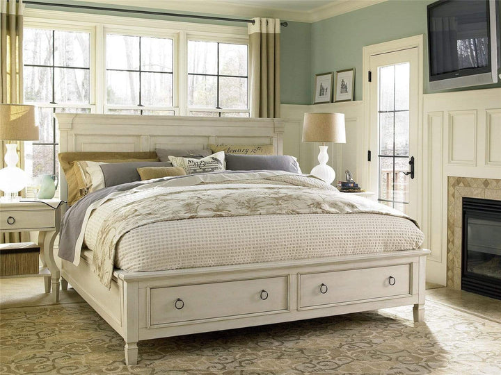 Alchemy Living Alchemy Living Estate Home Complete Storage Bed Queen - Ivory 987250SB