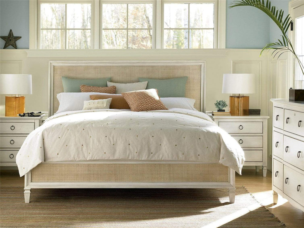 Alchemy Living Alchemy Living Estate Home Complete Woven Accent Bed King - Ivory 987220B