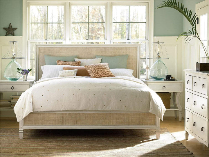 Alchemy Living Alchemy Living Estate Home Complete Woven Accent Bed King - Ivory 987220B