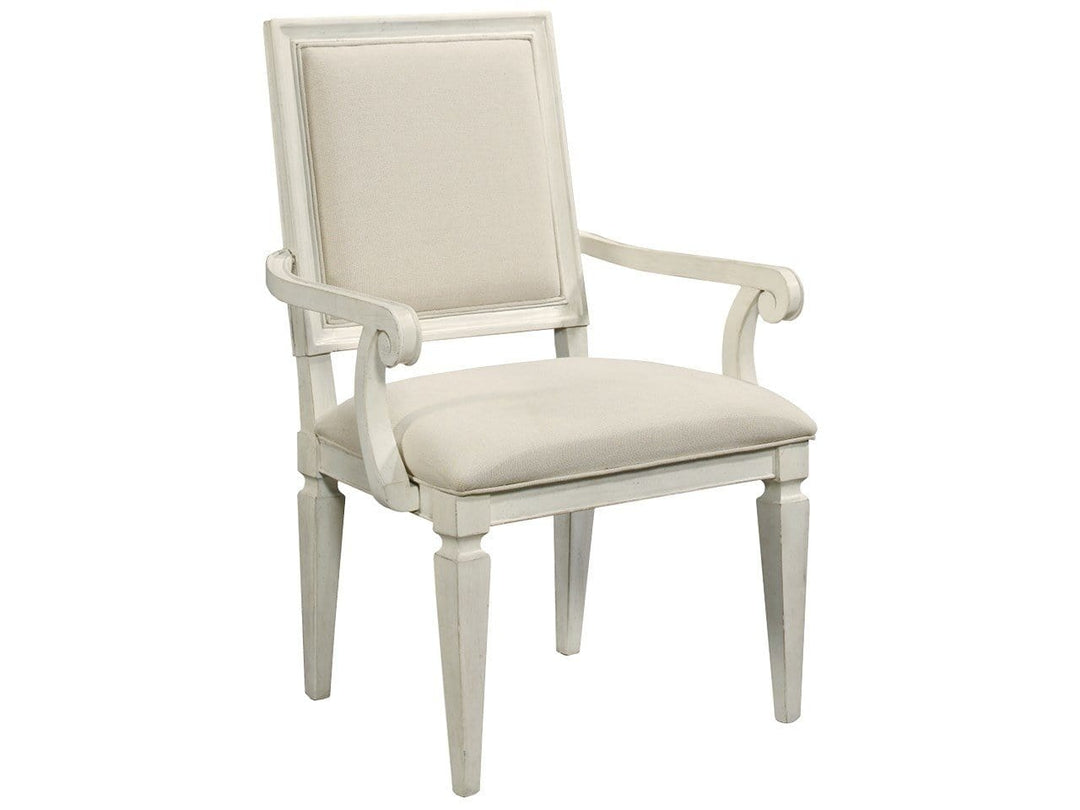 Alchemy Living Alchemy Living Estate Home Woven Accent Arm Chair - Set of Two - White 987635P-RTA