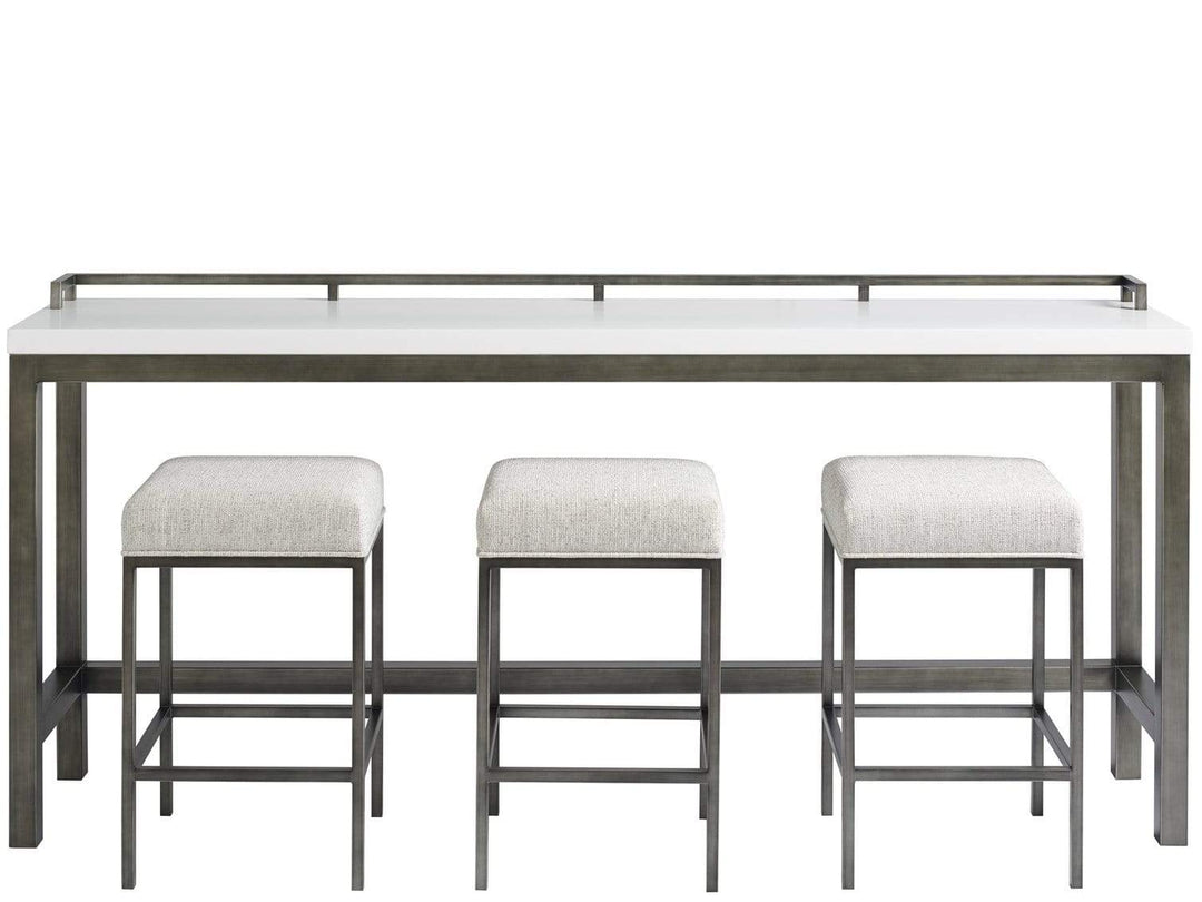 Alchemy Living Alchemy Living Gallery Engage Console Table w/Stools - White 915X803