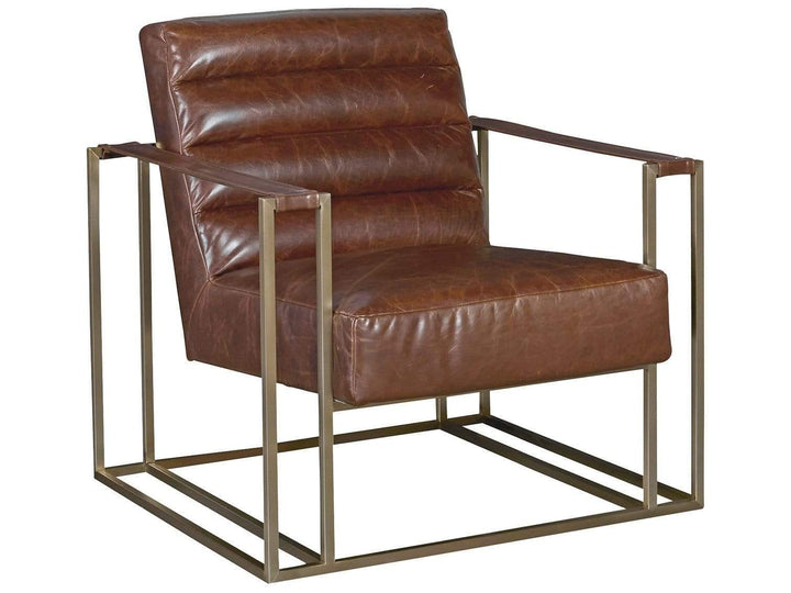 Alchemy Living Alchemy Living Landan Leather Accent Chair - Brown 687535-650
