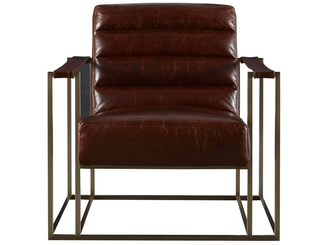 Alchemy Living Alchemy Living Landan Leather Accent Chair - Brown 687535-650