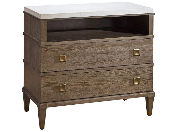 Alchemy Living Alchemy Living Replay Two Drawer Nightstand - Brown 507351