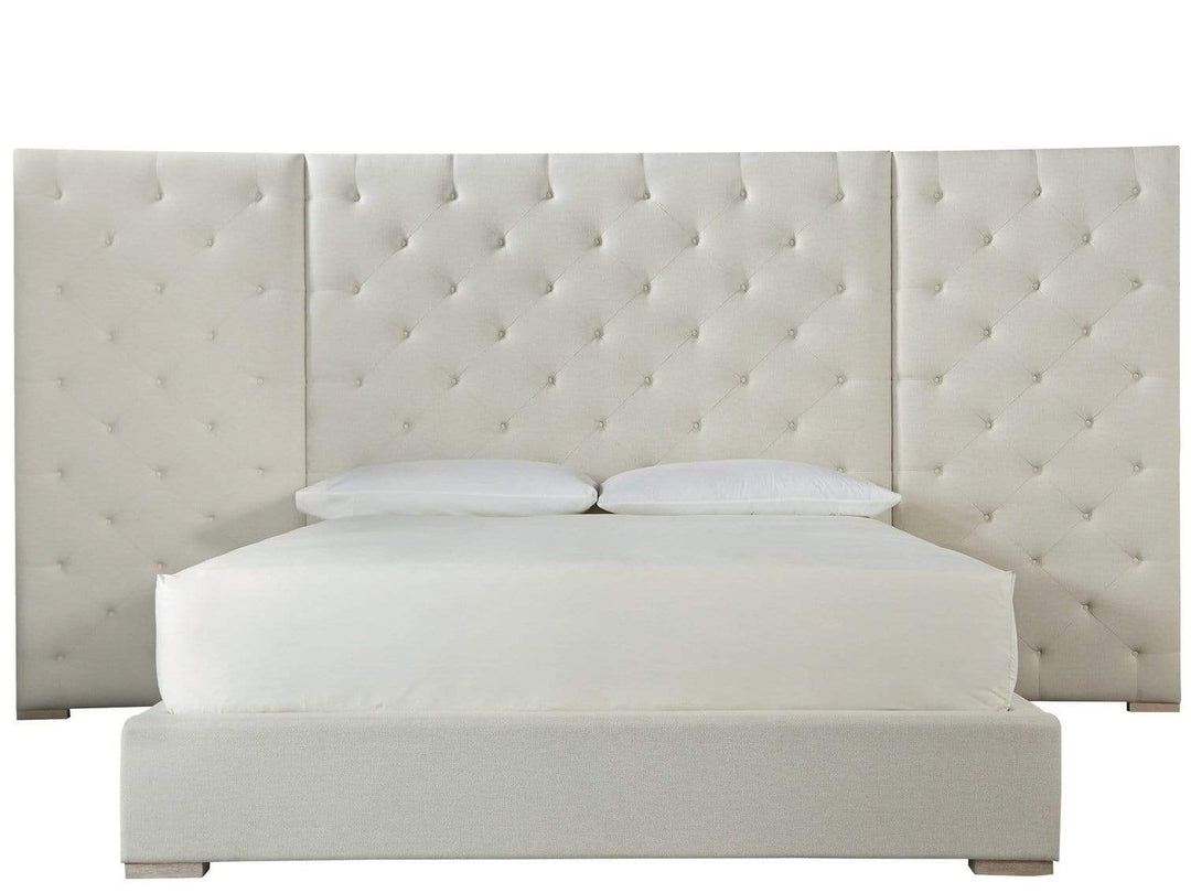 Alchemy Living Alchemy Living Stile Bed with Wall Panel King - White 643220BW
