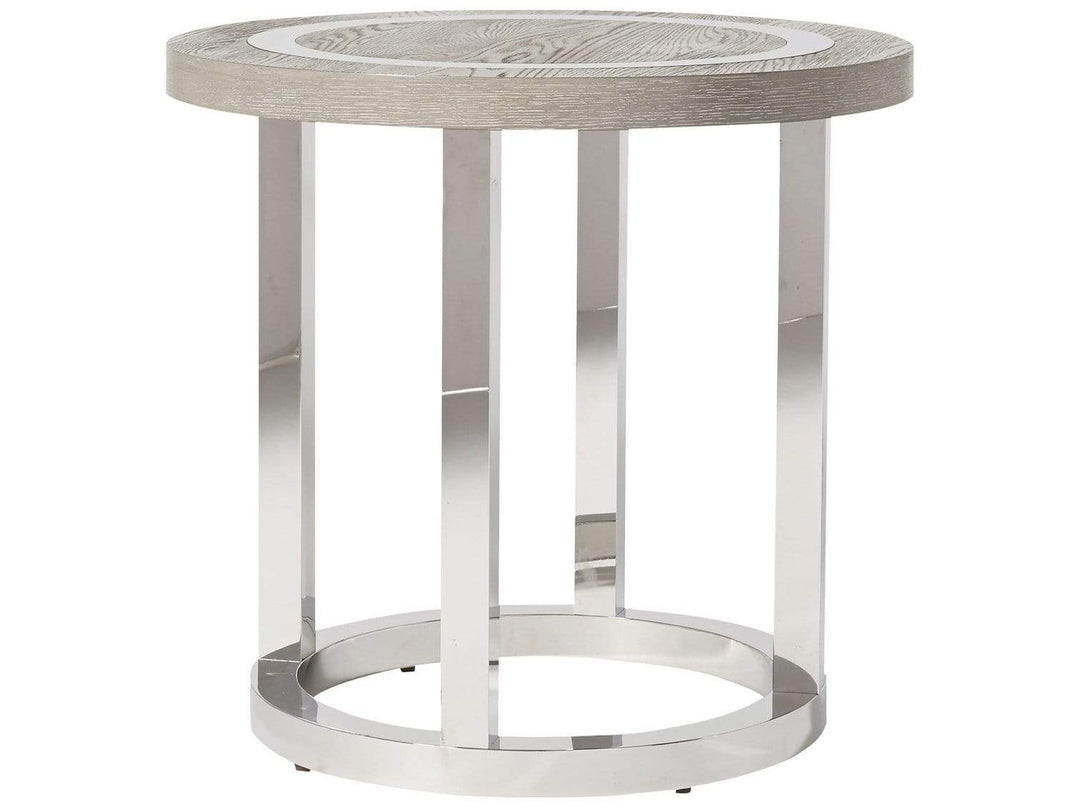 Alchemy Living Alchemy Living Stile Heith Round End Table - Gray 645802
