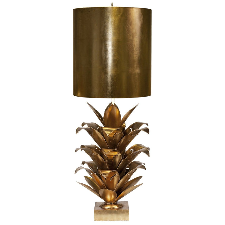 Worlds Away Worlds Away Arianna Table Lamp with Gold Metal Shade - Gold Leaf ARIANNA G