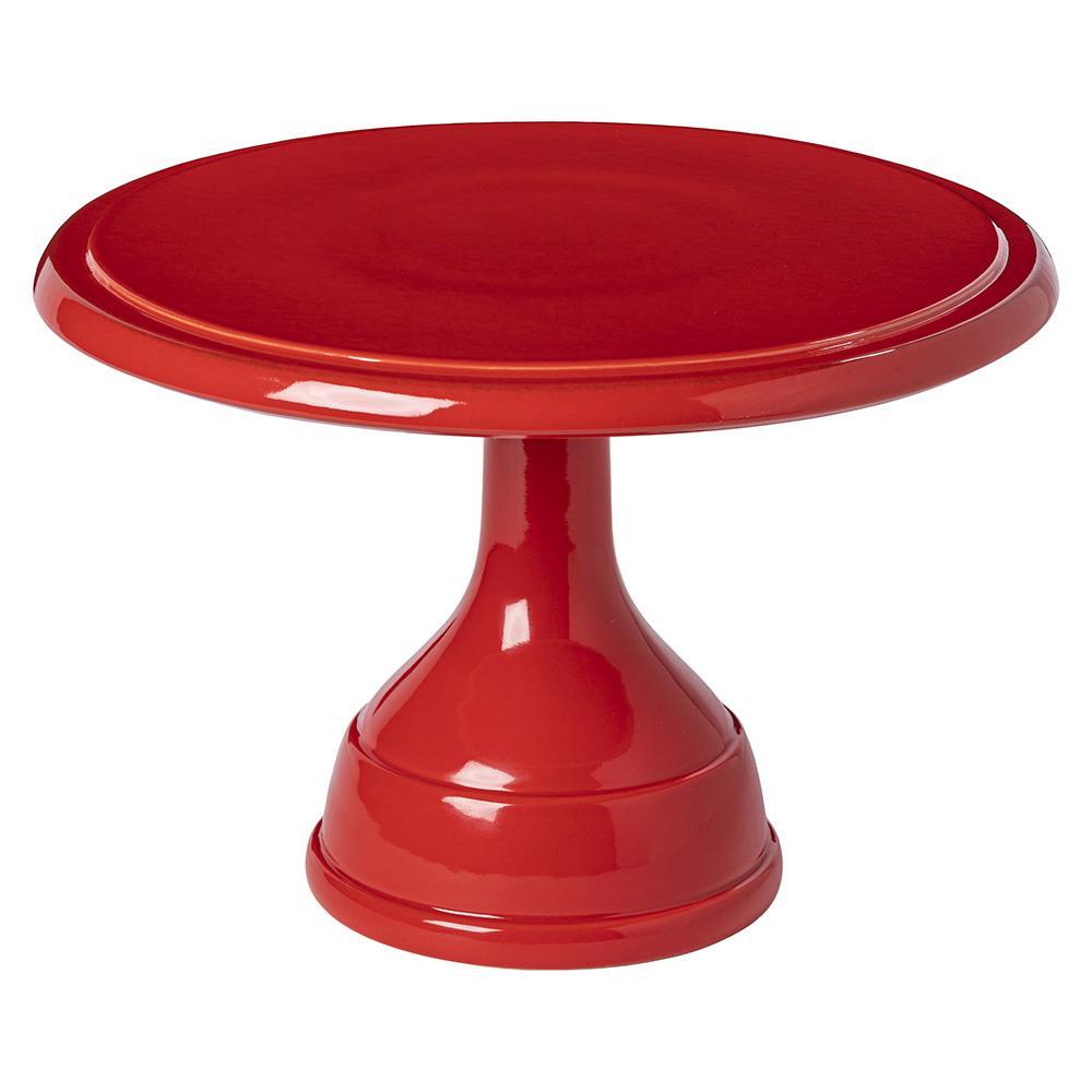 Casafina Casafina Cook and Host Footed Cake Plate 11" - Red VAP276-RED