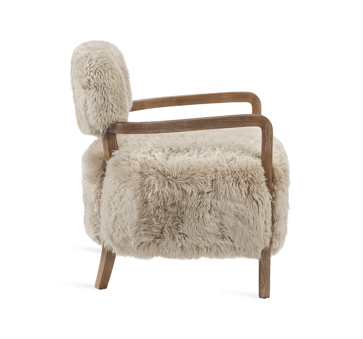 Interlude Home Interlude Home Royce Lounge Chair - Autumn Brown & Taupe 149064