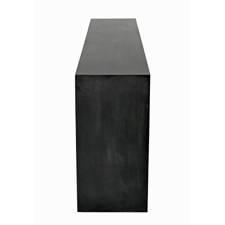 Maddie Shelf - Hand Rubbed Black and Gray Wash