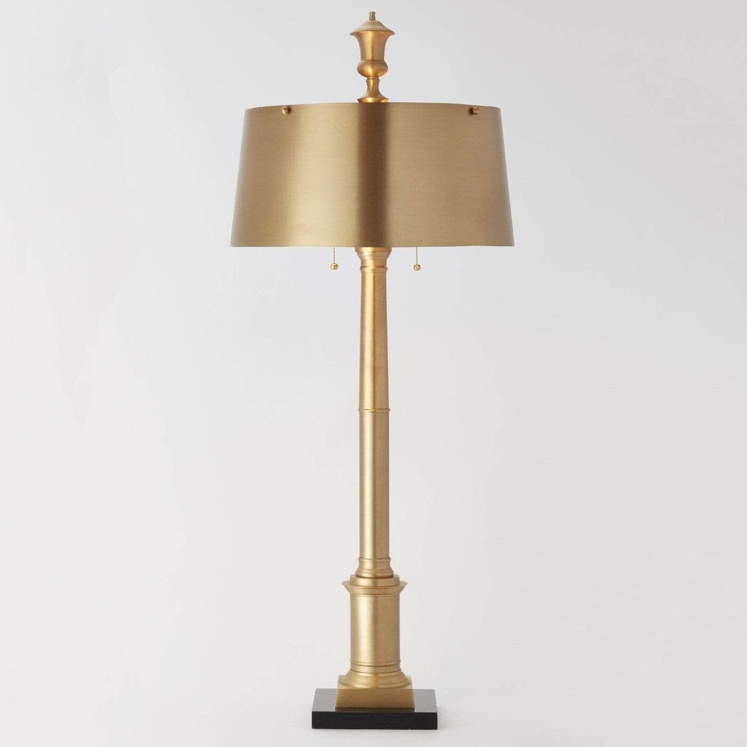 Global Views Global Views Library Lamp Antique Brass 9.92228