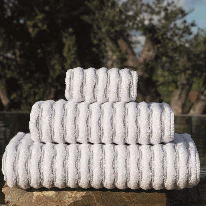 Graccioza Serena Bath Towel - White - Available in 6 Sizes