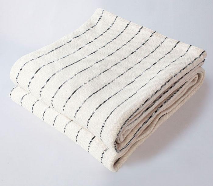 Harlow Henry Harlow Henry Pinstripe Indigo Blanket - 3 Available Sizes