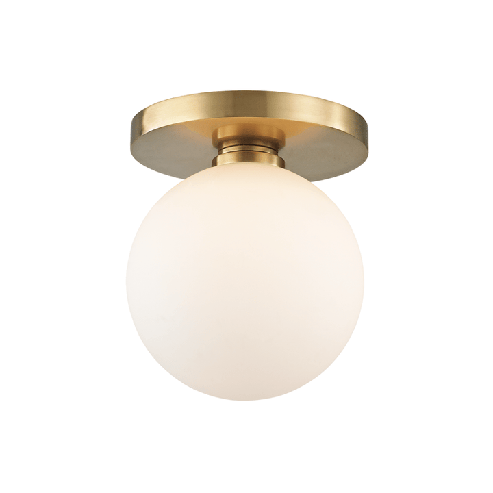 Hudson Valley Lighting Hudson Valley Lighting Baird Vanity Lamp - Aged Brass & Opal Acid Etched 9081-AGB