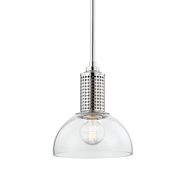Hudson Valley Lighting Hudson Valley Lighting Halcyon Pendant - Polished Nickel & Clear 7210-PN