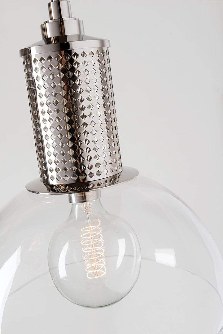 Hudson Valley Lighting Hudson Valley Lighting Halcyon Pendant - Polished Nickel & Clear 7214-PN