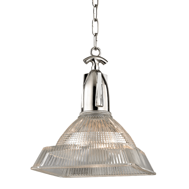 Hudson Valley Lighting Hudson Valley Lighting Langdon Pendant - Polished Nickel & Clear/Prismatic 7111-PN