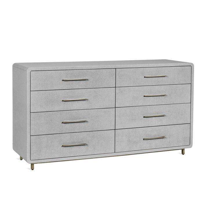 Interlude Home Interlude Home Alma 8 Drawer Chest in Light Grey 188097