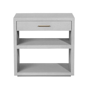 Interlude Home Interlude Home Livia Bedside Chest in Light Grey 188100