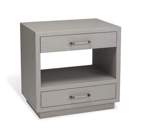 Interlude Home Interlude Home Taylor Bedside Chest in Grey 125190