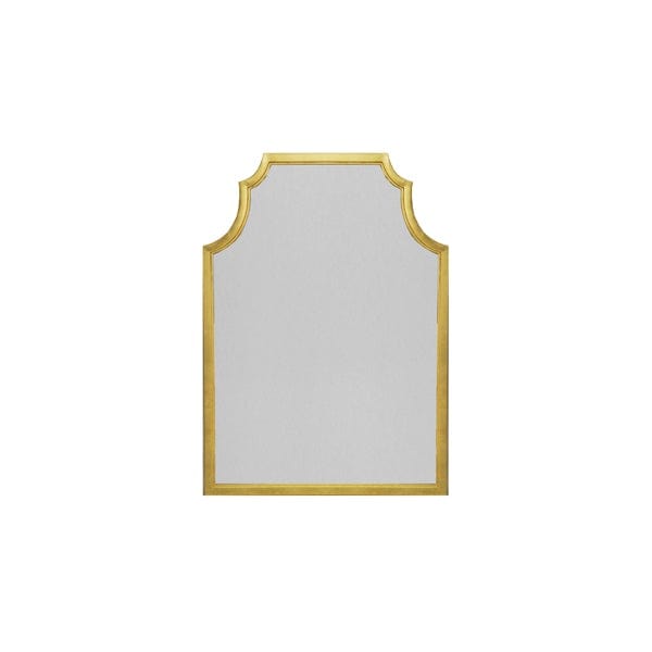 Worlds Away Worlds Away Lenwood Pagoda Style Wall Mirror With Gold Leaf Frame LENWOOD G