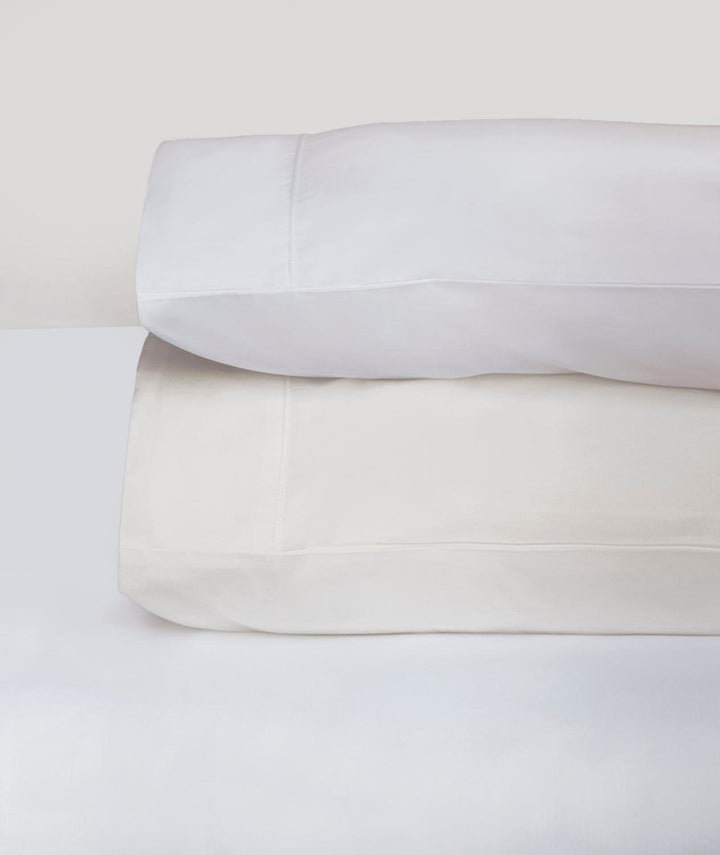 Graccioza Bovi & Graccioza Simply Percale Pillowcase - White (Available in 2 Sizes)