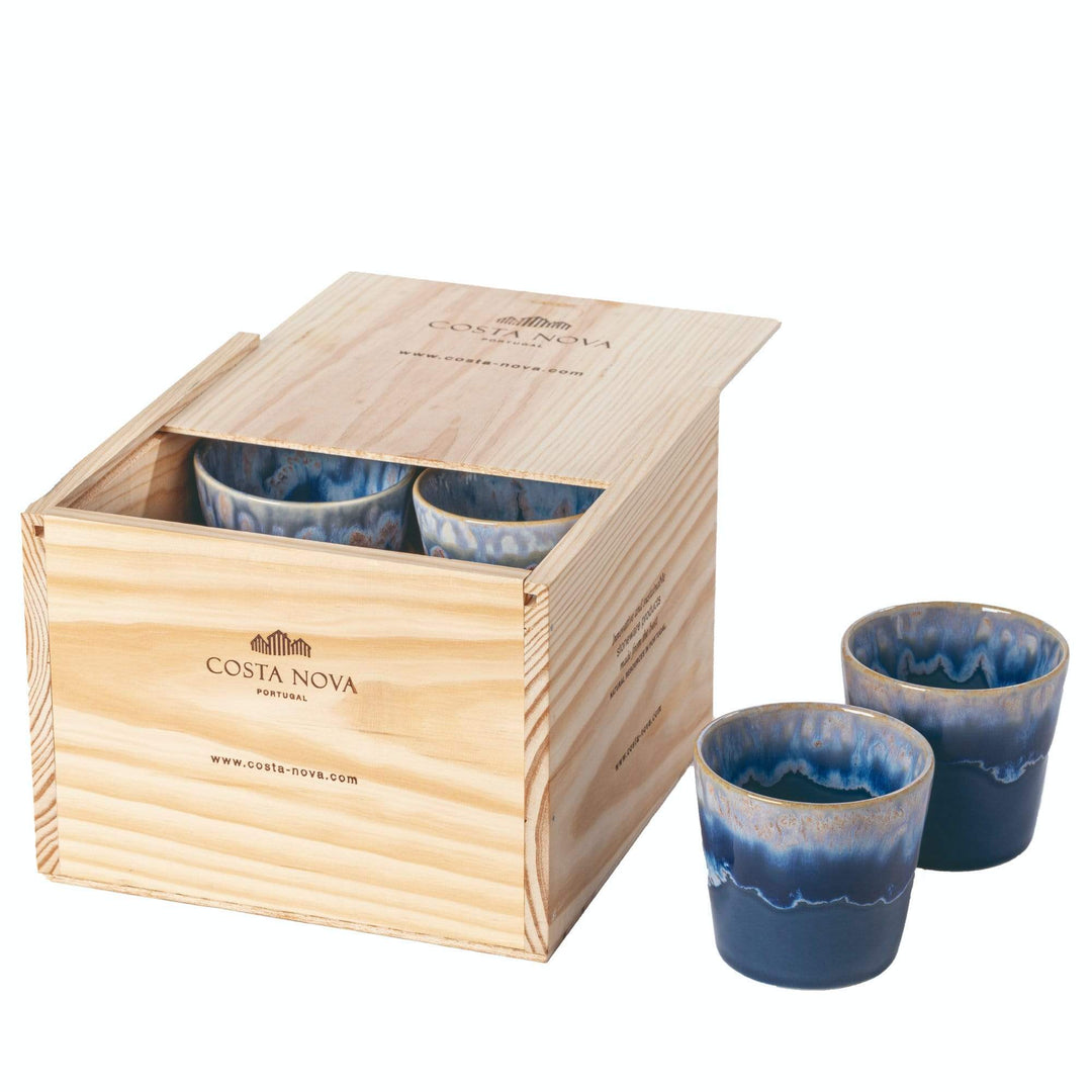 Costa Nova Costa Nova Grespresso Lungo Cup Gift Box - Set of 8 - Blue LSCS12-00918G