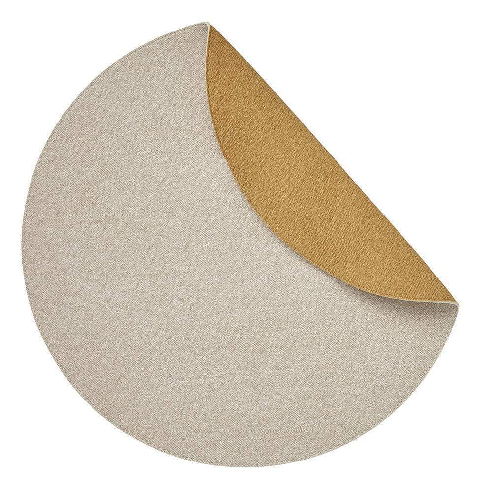 Mode Living Mode Living Chic Denim Placemats, S/4 Beige-Yellow AP005040-BY