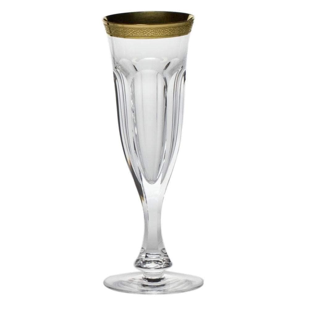 Moser Moser Lady Hamilton Gold Crystal Champagne Flute LDH-GE00400-1-00