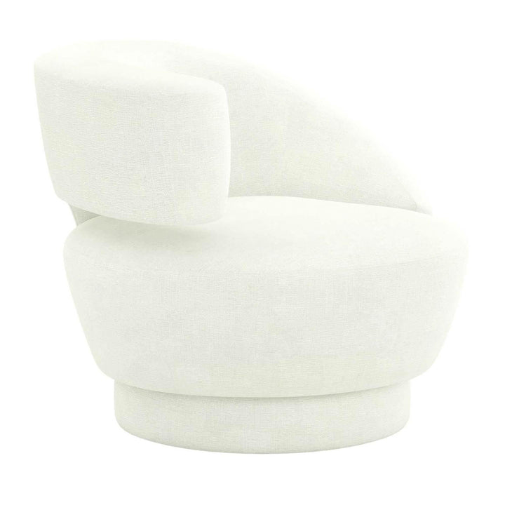 Interlude Home Interlude Home Arabella Left Swivel Chair - Available in 9 Colors Dune Upholstery 198015-57