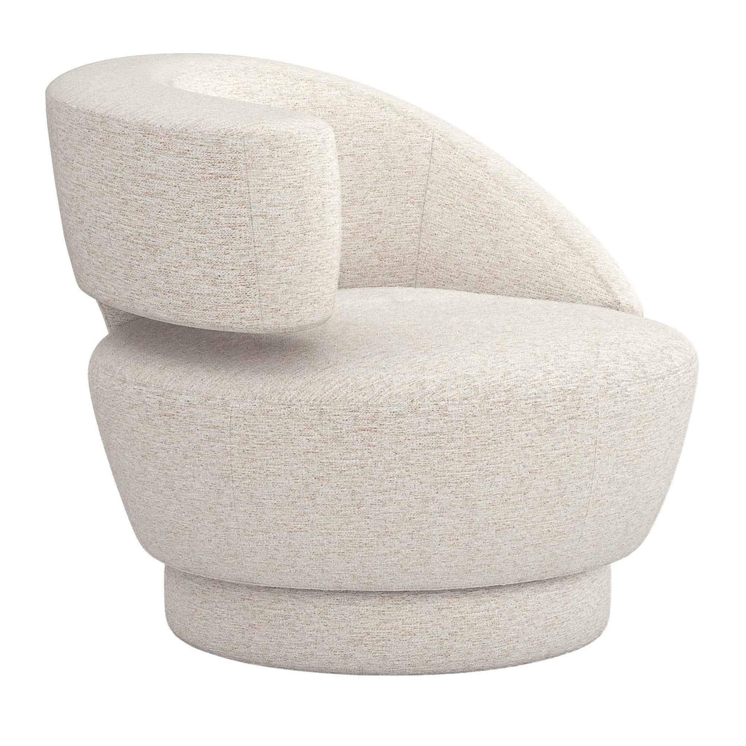 Interlude Home Interlude Home Arabella Left Swivel Chair - Available in 9 Colors Breeze Upholstery 198015-56