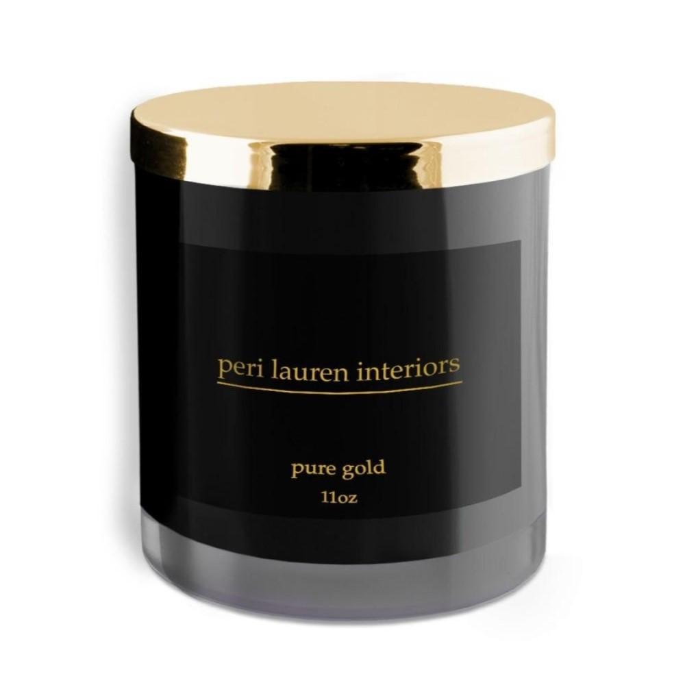 Peri Lauren Interiors Peri Lauren Interiors Pure Gold Scented Candle PLIC-1