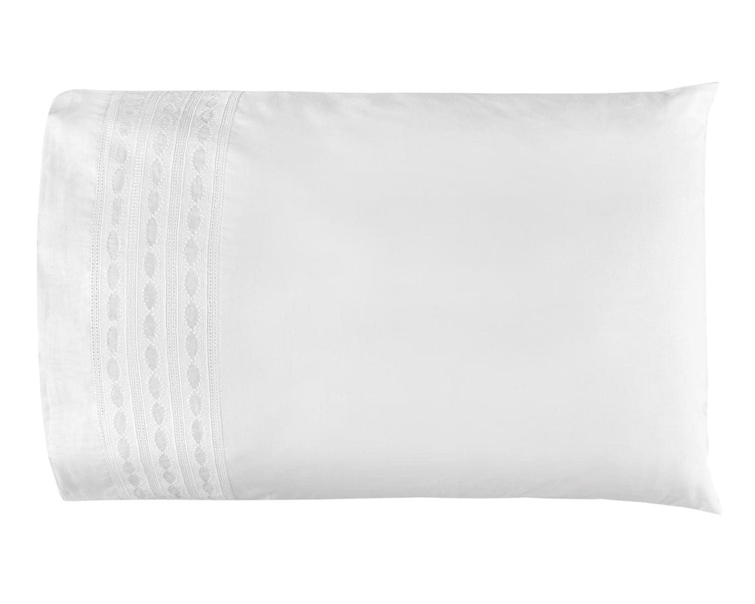 Graccioza Bovi & Graccioza Sylvia Pillowcase - White (Available in 2 Sizes)
