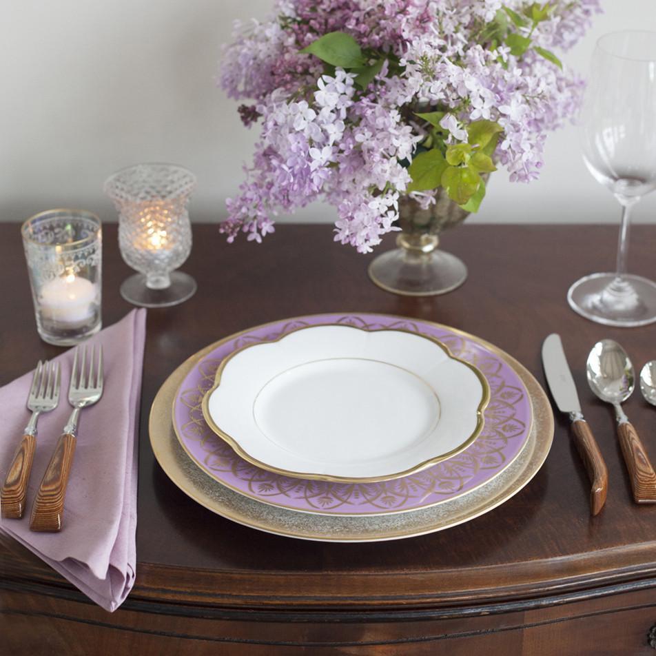 Royal Limoges Royal Limoges Oasis Dinner Plate in Purple B265-REC20708
