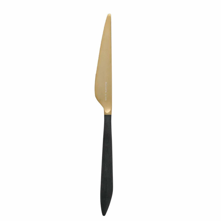 Vietri Vietri Ares Place Knife - Gold & Black ARS-9853GB