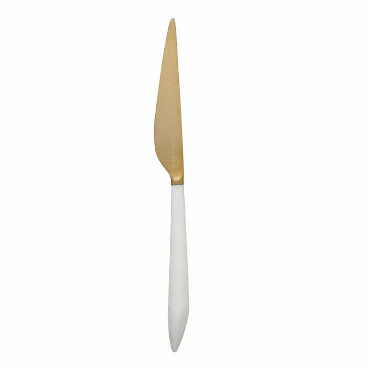 Vietri Vietri Ares Place Knife - Gold & White ARS-9853GW
