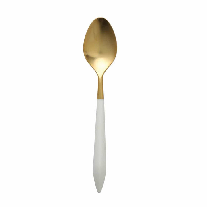 Vietri Vietri Ares Place Spoon - Gold & White ARS-9854GW