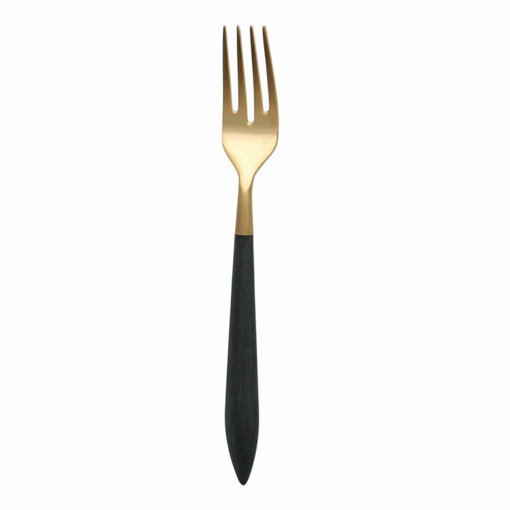 Vietri Vietri Ares Salad Fork - Black & Gold ARS-9851GB