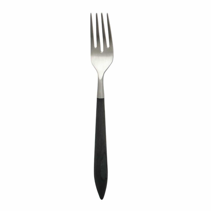 Vietri Vietri Ares Salad Fork - Silver & Black ARS-9851SB