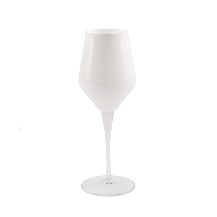 Vietri Vietri Contessa Wine Glass - White CTA-W8820