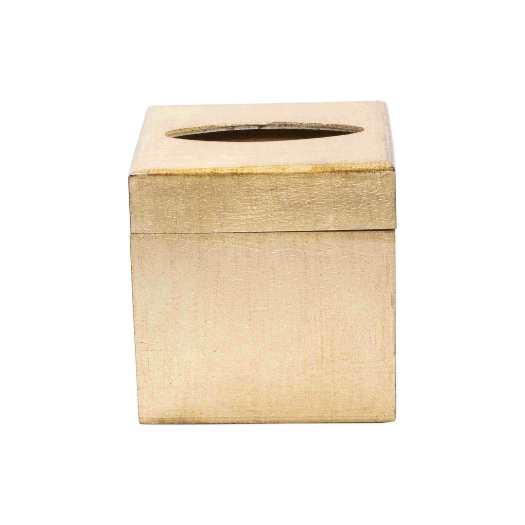 Vietri Vietri Florentine Wooden Gold Accessory Tissue Box FWD-6215