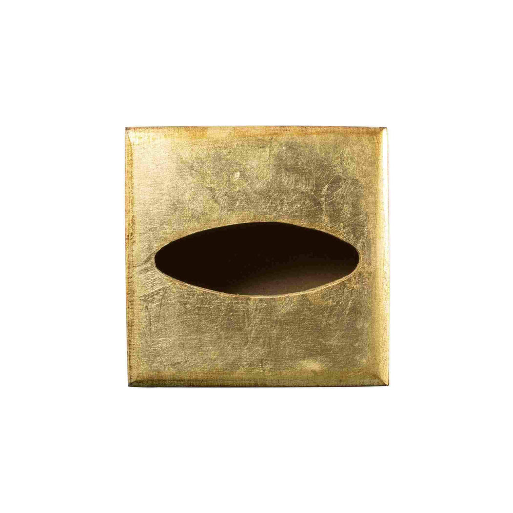 Vietri Vietri Florentine Wooden Gold Accessory Tissue Box FWD-6215