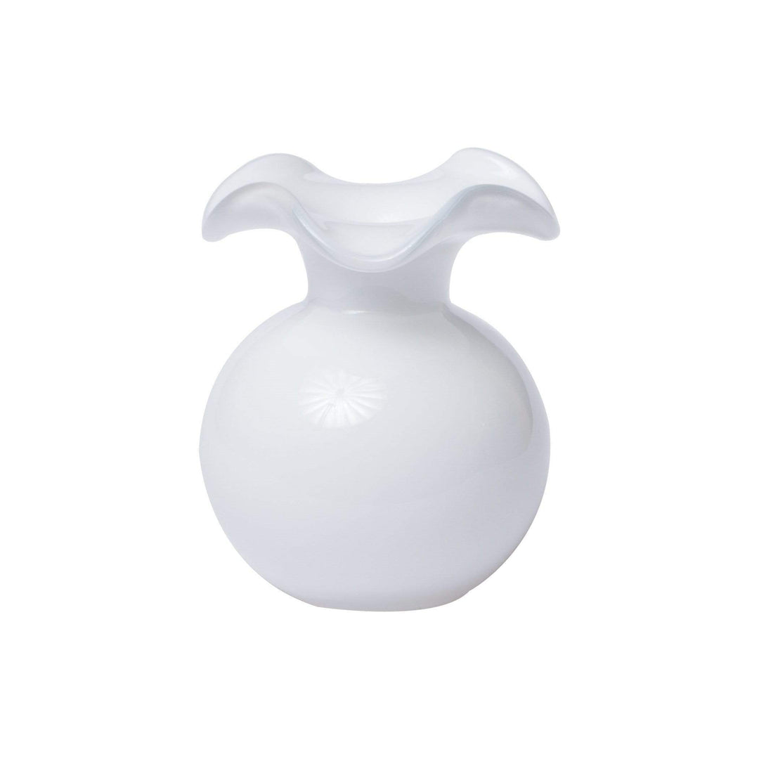 Vietri Vietri Hibiscus Glass Vase - 7 Available Colors White HBS-8580W-GB