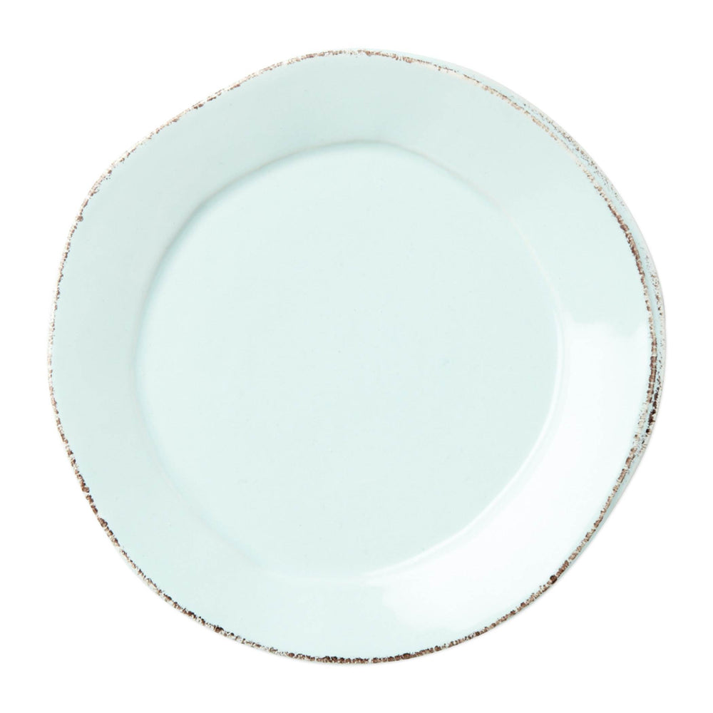 Vietri Vietri Lastra Dinner Plate - Available in 6 Colors Aqua LAS-2600A