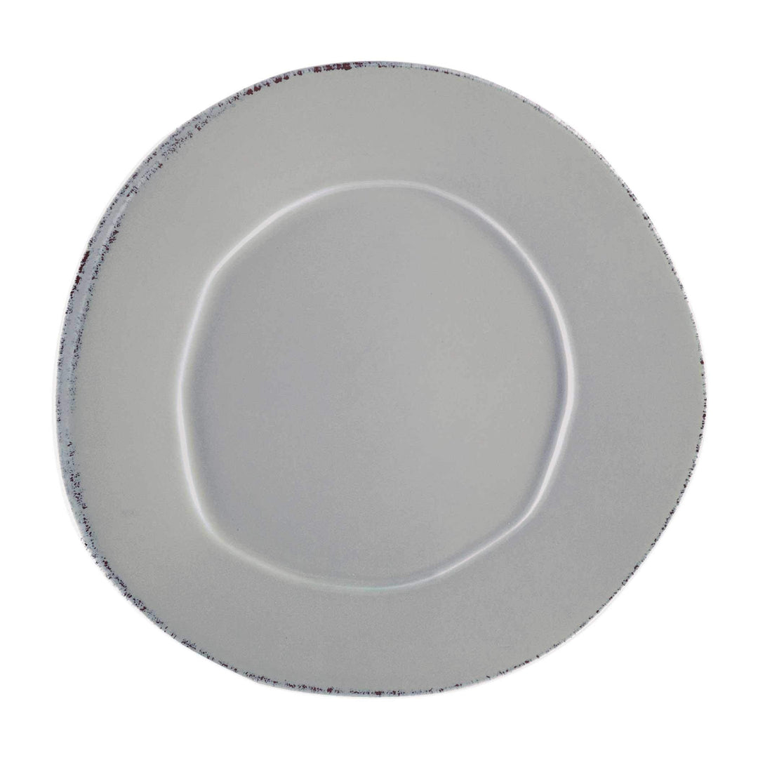 Vietri Vietri Lastra Dinner Plate - Available in 6 Colors Gray LAS-2600G