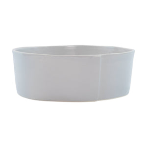 Vietri Vietri Lastra Large Serving Bowls - Available in 6 Colors Light Gray LAS-2632LG