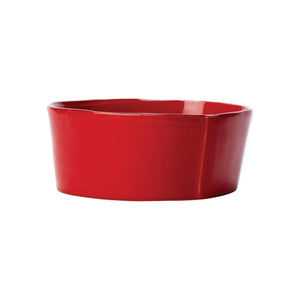 Vietri Vietri Lastra Medium Serving Bowls - Available in 6 Colors Red LAS-2631R