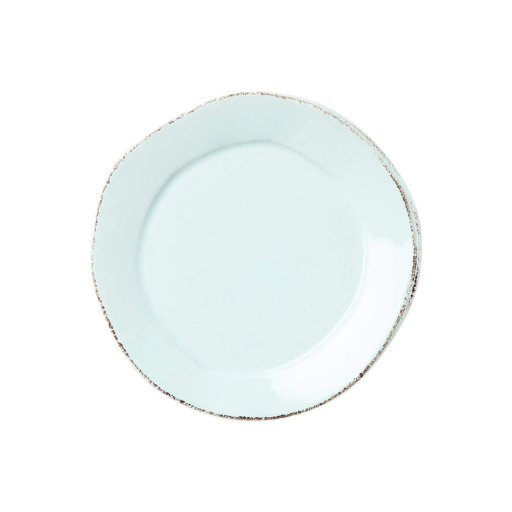 Vietri Vietri Lastra Salad Plate - Available in 6 Colors Aqua LAS-2601A